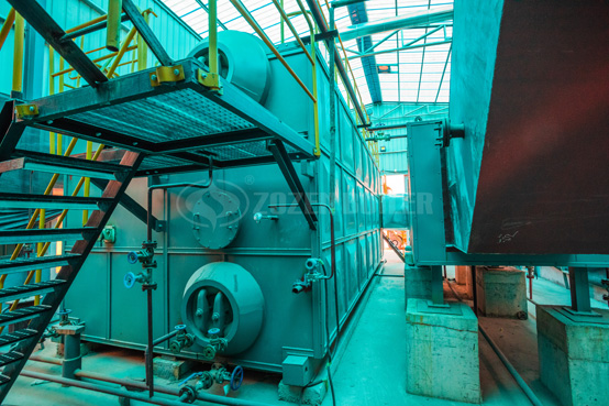 30吨SZS系列冷凝式燃气蒸汽锅炉项目