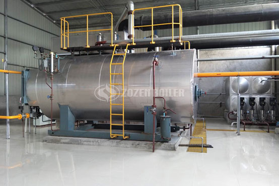 20吨SZS系列冷凝式燃气蒸汽锅炉项目